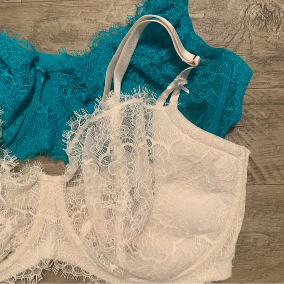 Victoria Secret Lace Underwired Dream Angels Lined Demi Push Up Without Padding - Picture 14 of 14